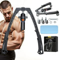 Showlu 3-in-1 hydraulic power twister, arm trainer, and ab roller wheel for strength exercises, with padded handles and durable construction.