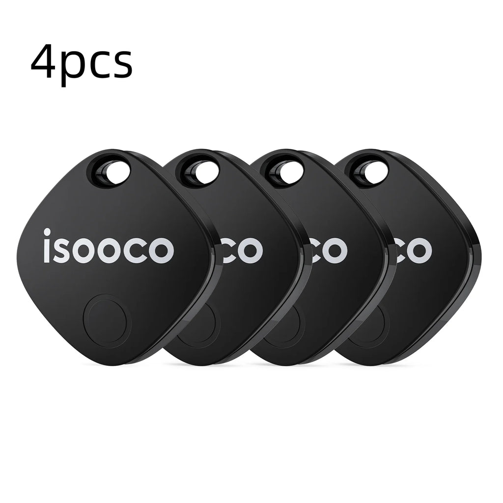 Showlu Smart General isooco Bluetooth key finder with IP67 waterproof design and compact tracker for iOS devices.