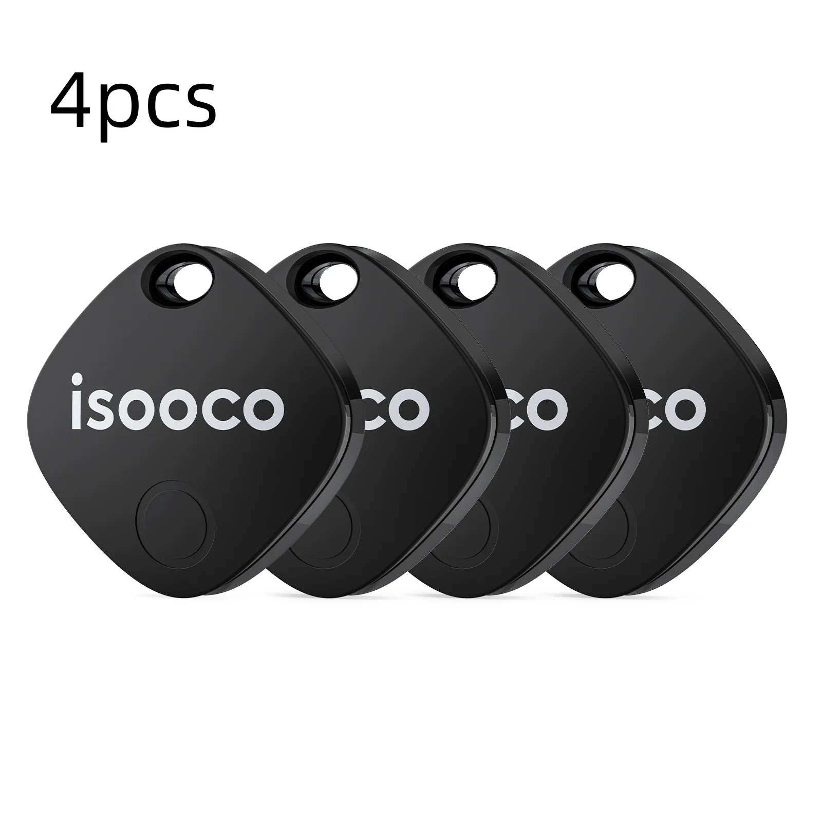 Showlu Smart General isooco Bluetooth key finder with IP67 waterproof design and compact tracker for iOS devices.