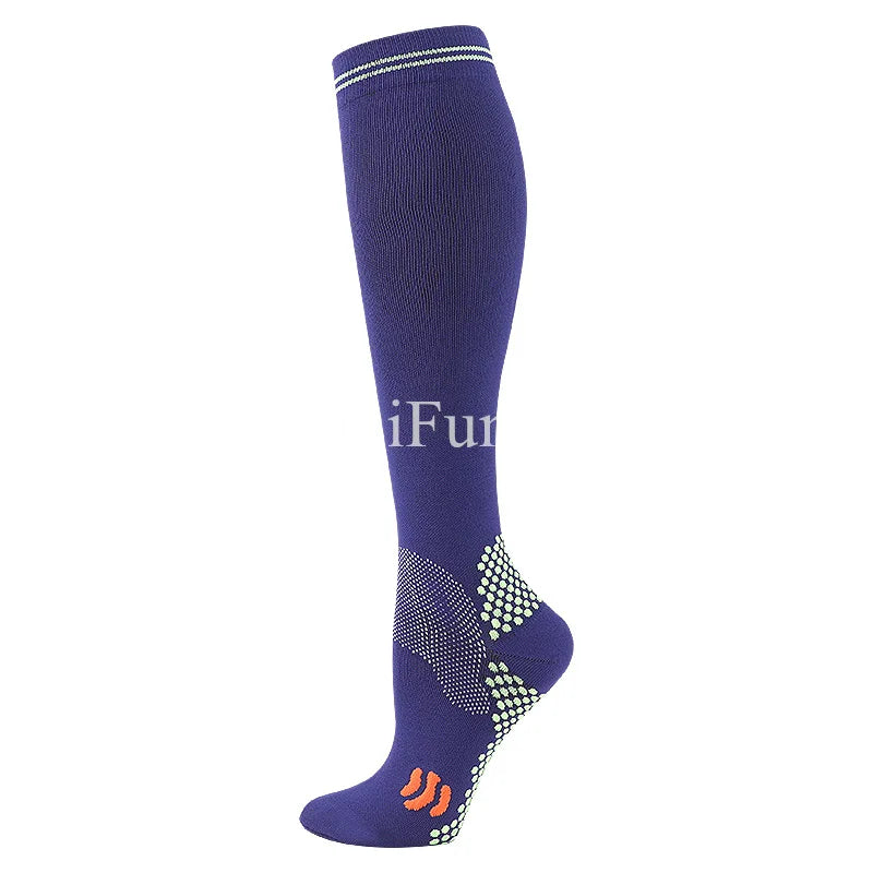 Showlu Fashion Store compression socks with 20-30 mmHg for medical use, ideal for flight travel, maternity, edema, and varicose veins.