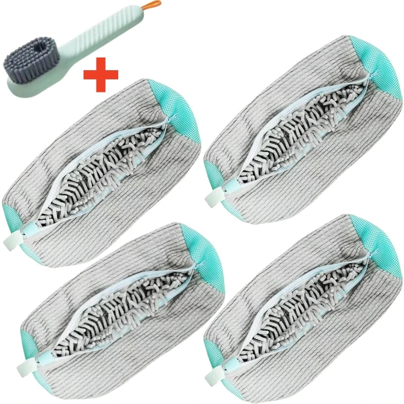 Showlu Smart General portable shoe cleaner brush with handle and bristles for easy shoe cleaning and maintenance.
