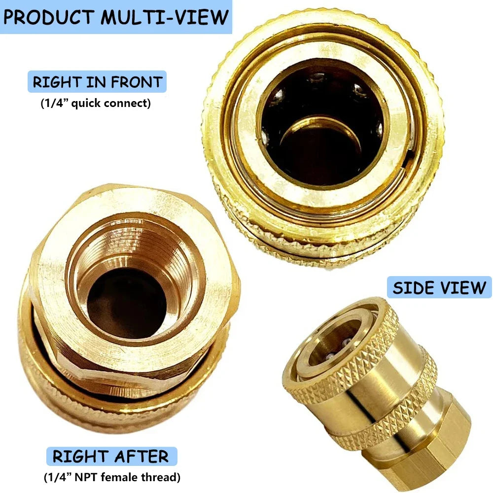 Showlu Smart General gutter cleaning pressure washer attachment attached to a hose, designed for clearing gutters efficiently.