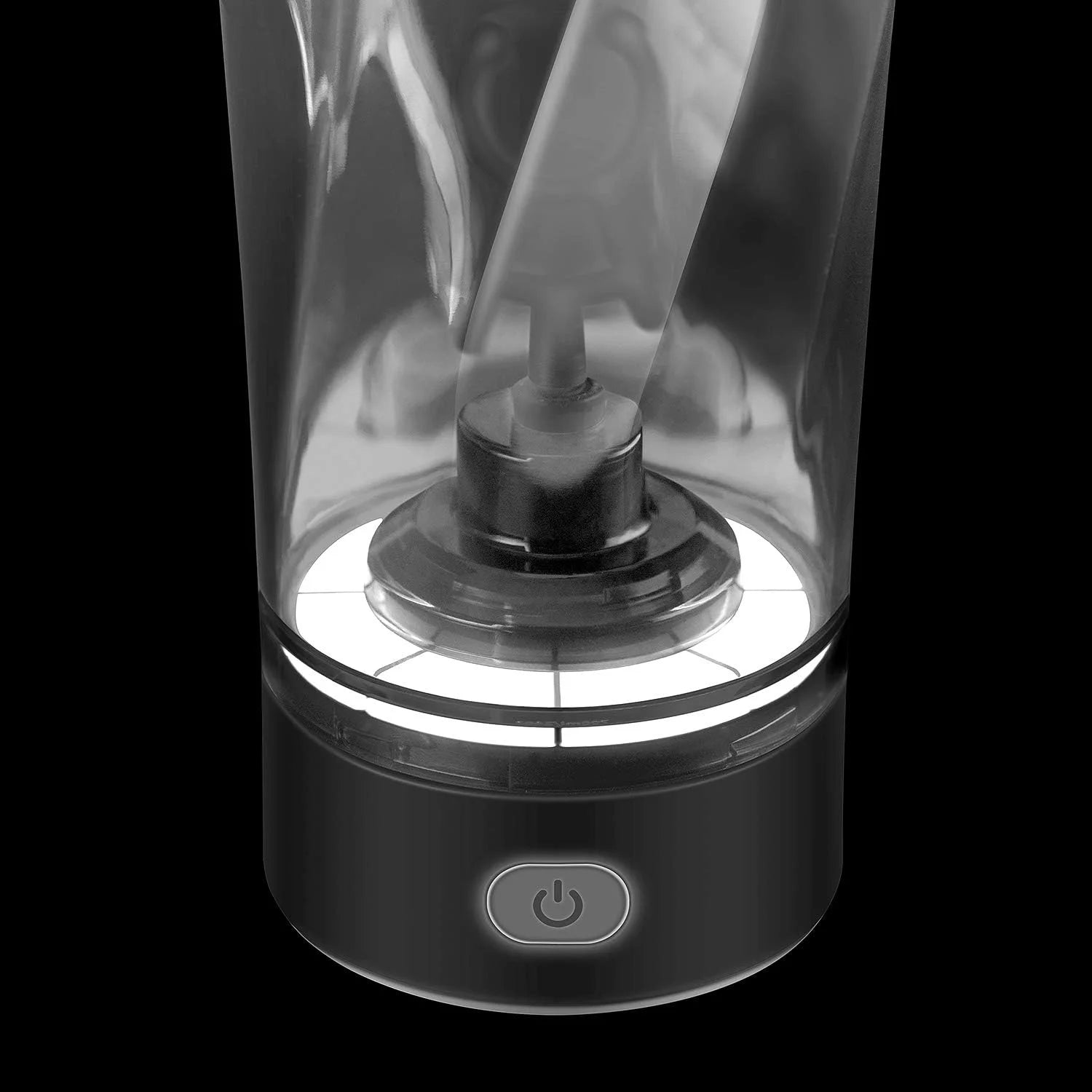 Showlu Electric Protein Shaker Bottle with 7000 RPM USB rechargeable mixer, sleek design, and durable plastic body.