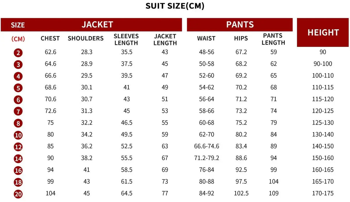 SHOWLU Boys 3-piece formal suit set with cotton fabric, peak lapel tuxedo for weddings and special occasions.