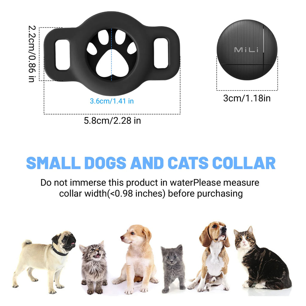 Showlu Smart General Pet GPS Tracker device with sleek design, used for tracking and locating pets.