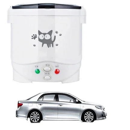 Showlu Smart General Mini Rice Cooker 2.0 with compact design and stainless steel exterior, perfect for quick and easy rice cooking.