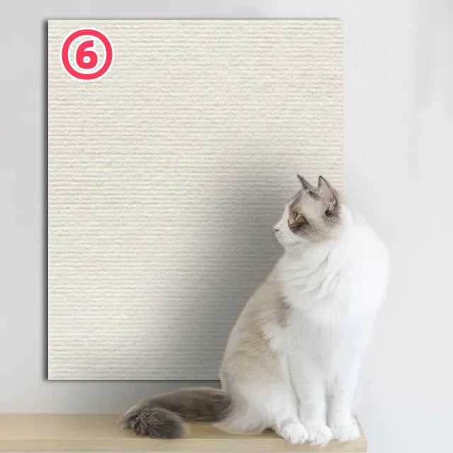 Mini cat scratching post by Showlu Smart General with sisal surface for scratching and play for indoor cats.