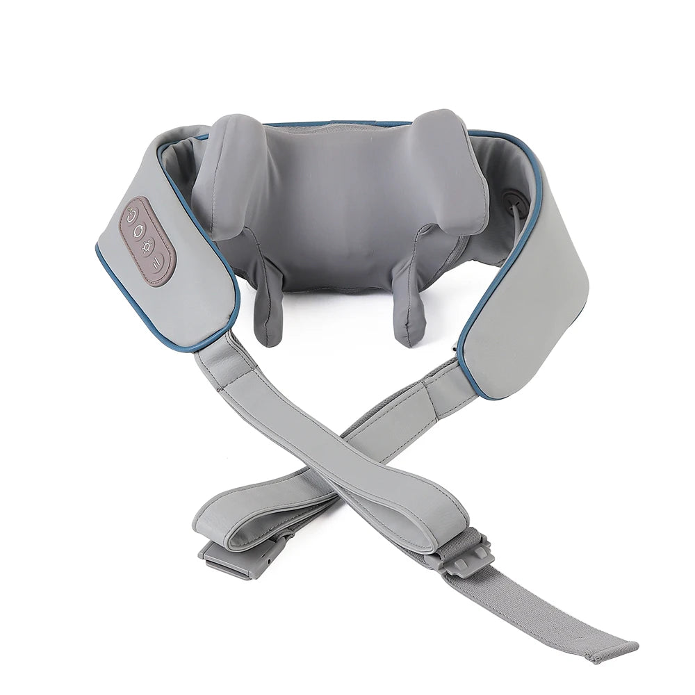 Showlu Smart General electric deep tissue neck and shoulder massage shawl with adjustable settings and soft heating elements.