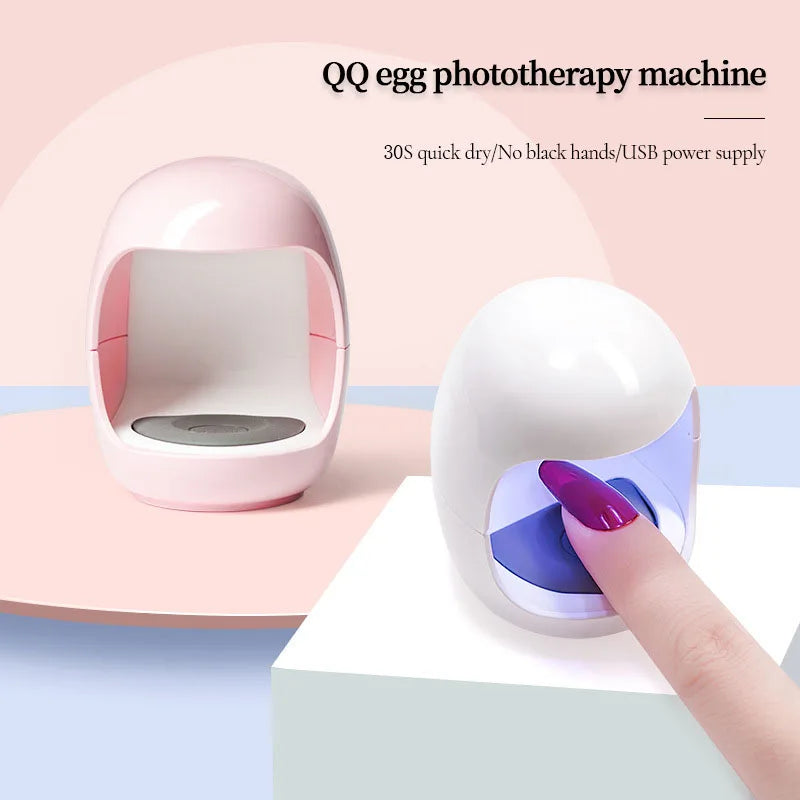 Showlu Smart General LED Nail Dryer Mini compact device with multiple LED lights for quick at-home gel nail drying.