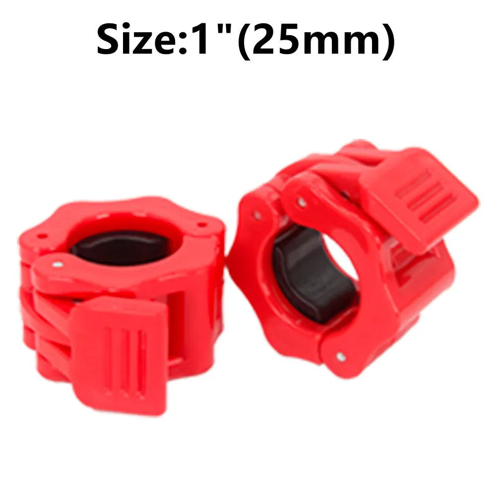 Showlu Fashion Store 1/2 inch dumbbell clips with quick release barbell clamp, non-slip lock for weightlifting and powerlifting.