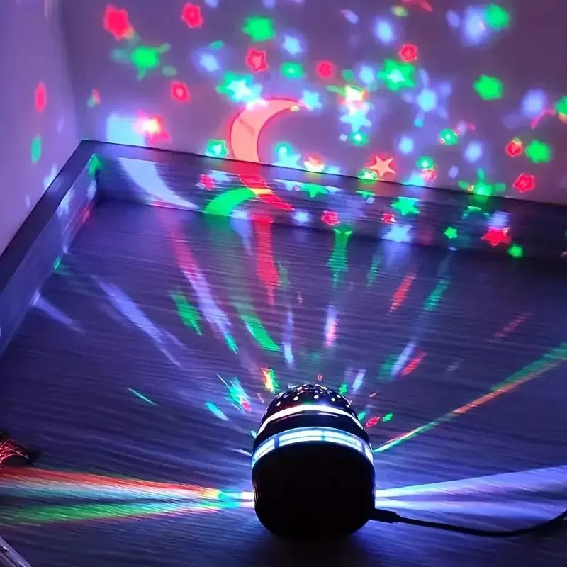 Showlu Smart Crystal Magic Ball LED night light with colorful glowing design, perfect for ambient lighting and decorative use.