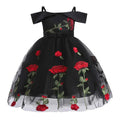 Sleeveless summer flower girl dress for kids by Showlu Fashion, suitable for weddings and parties for girls aged 3 to 10 years.