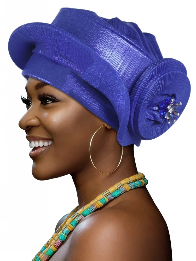 Nigerian headtie 2026 Auto Gele Effortless by Showlu Smart General, stylish headwrap for special occasions and celebrations.