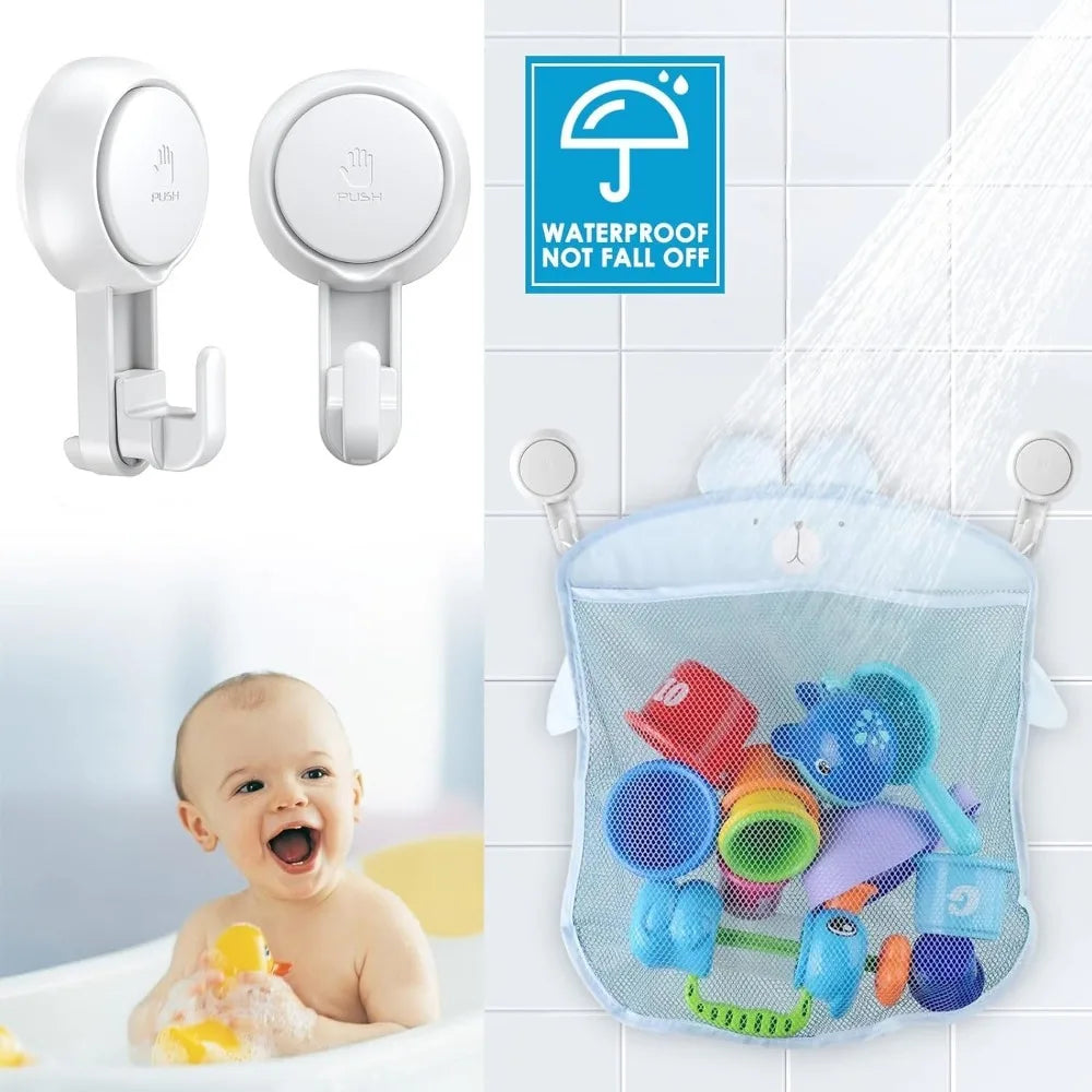 Showlu Smart General wall mounted storage hooks securely attached to a wall, ideal for organizing tools and accessories.