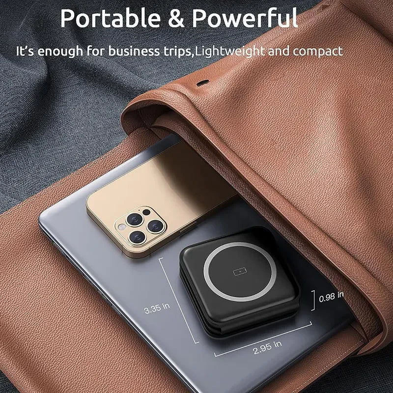 Showlu Smart General 3-in-1 wireless charging station with space for a phone, smartwatch, and earbuds on a sleek surface.