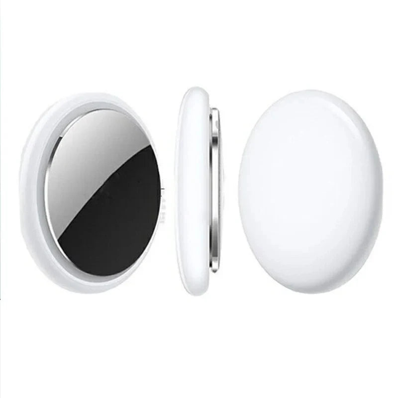 Showlu Smart Key Finder mini GPS tracker for kids, pets, and Airtags, showing device with keychain attachment and compact design.