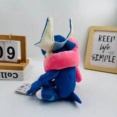 Greninja Pokemon Plush Toys Anime 23cm Cartoon Frog Sitting Pokémon Plushie Kawaii Doll Stuffed Gift for Kids Birthday Xmas