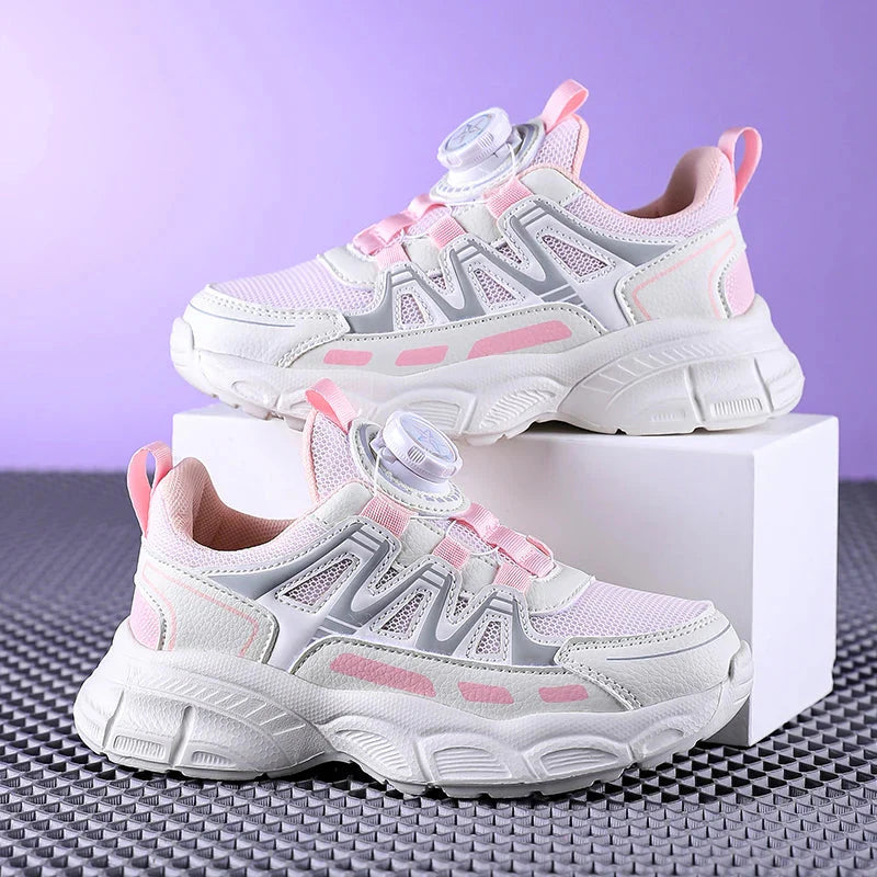 Kids breathable slip-on sneakers by SHOWLU FASHION STORE, featuring sporty design for boys and girls, with comfortable, lightweight shoes