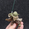 Bandai Star Wars Mandalorian Master Yoda 10cm PVC action figure, detailed model with iconic features from the series