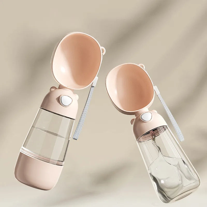 Showlu Portable Dog Water Dispenser and travel bowl, compact and multi-functional pet accessory for on-the-go hydration.