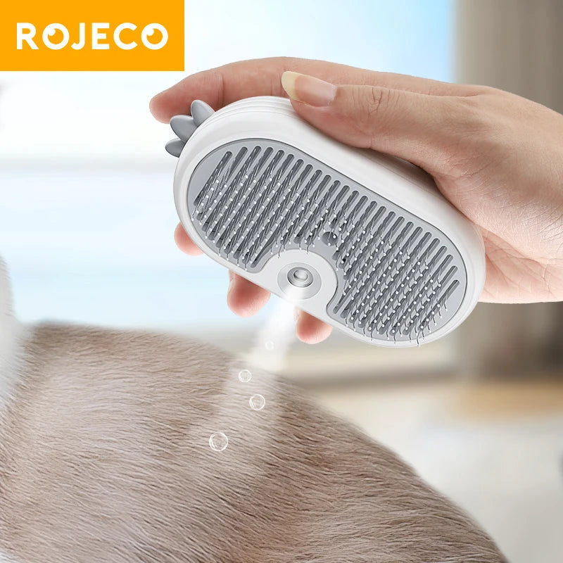 Showlu Smart General cat grooming brush with plastic pet comb for easy fur detangling and grooming.