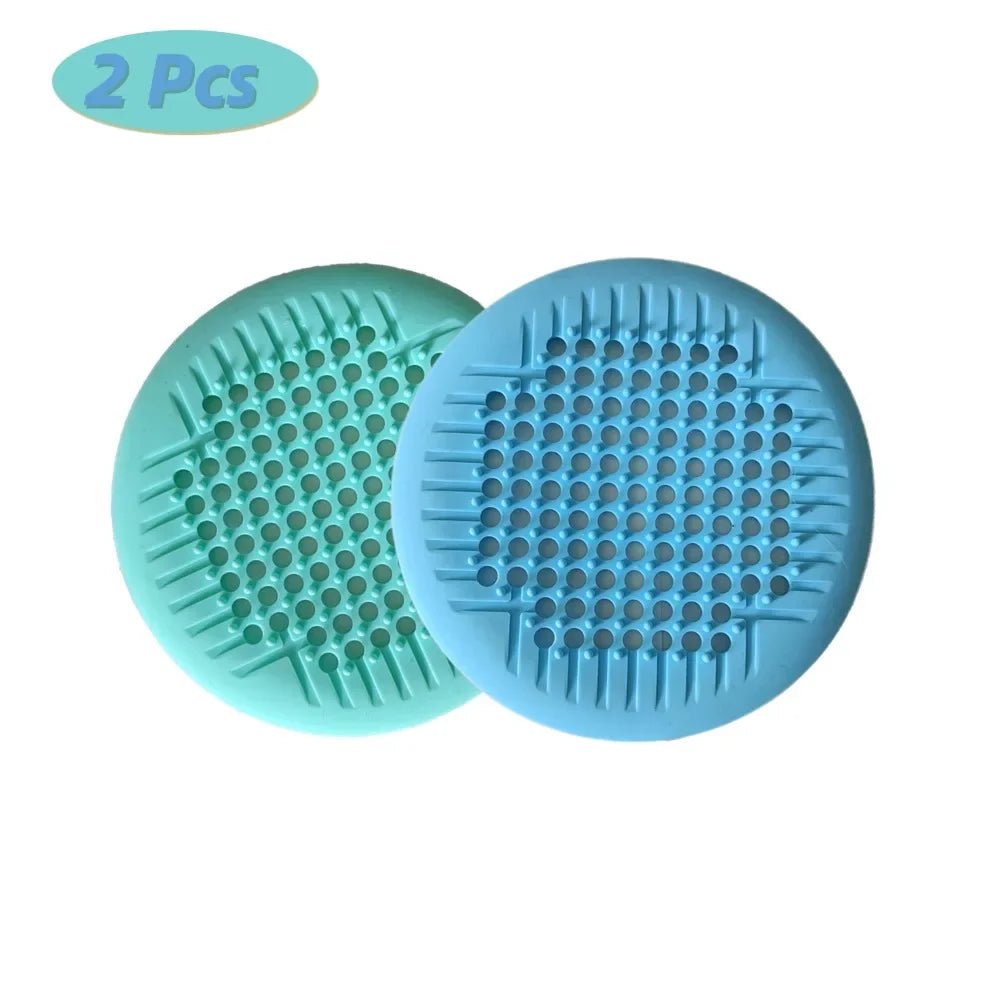 Showlu Smart General silicone drain cover fitting over kitchen or bathroom drains, flexible and durable for preventing clogs.
