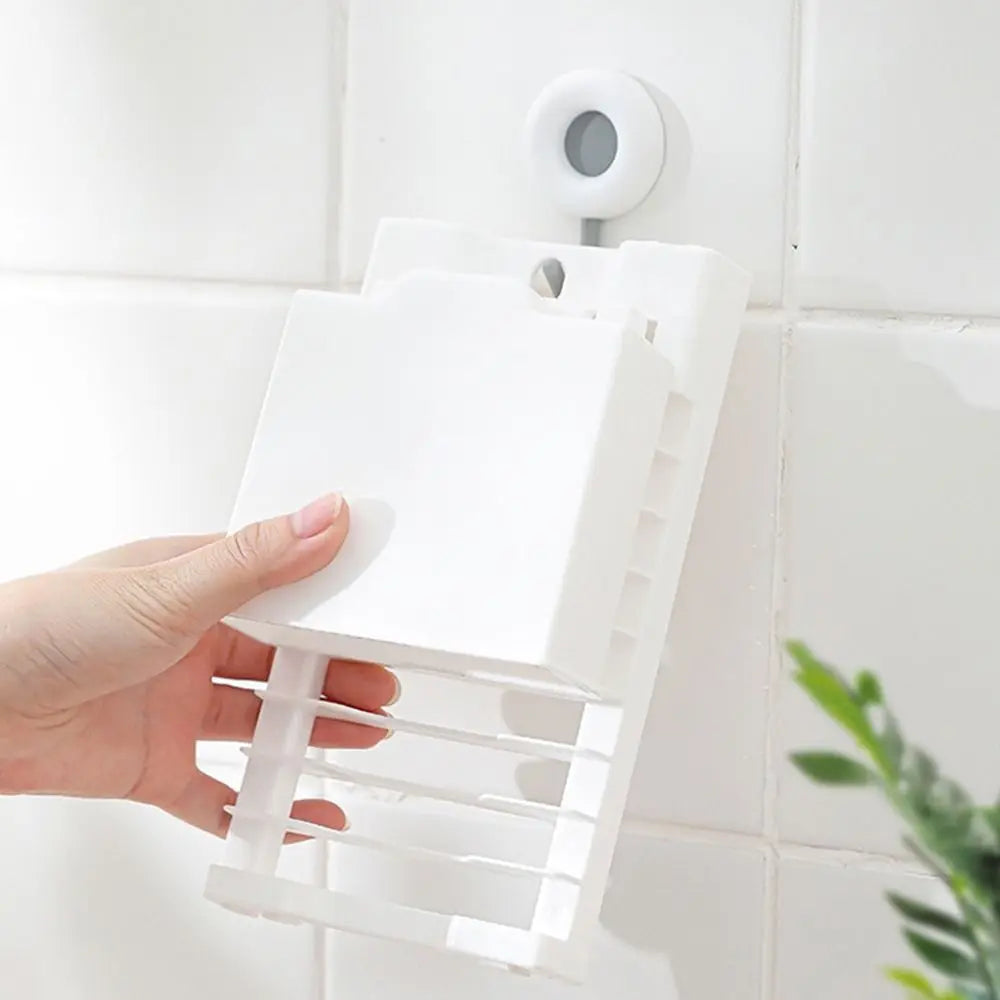 Foldable Showlu Smart General dish drying rack with multiple tiers and stainless steel design, ideal for compact kitchen use.