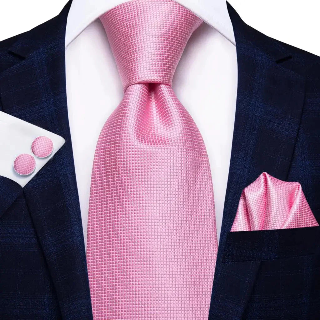 Mint green silk tie set with matching cufflinks, men's necktie from SHOWLU FASHION STORE, featuring a sleek and elegant design.