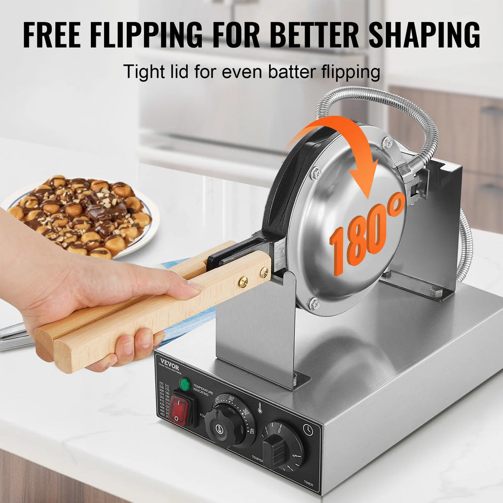 Showlu Smart General mini waffle maker with colorful shape molds, compact kitchen appliance for fun breakfast waffles.