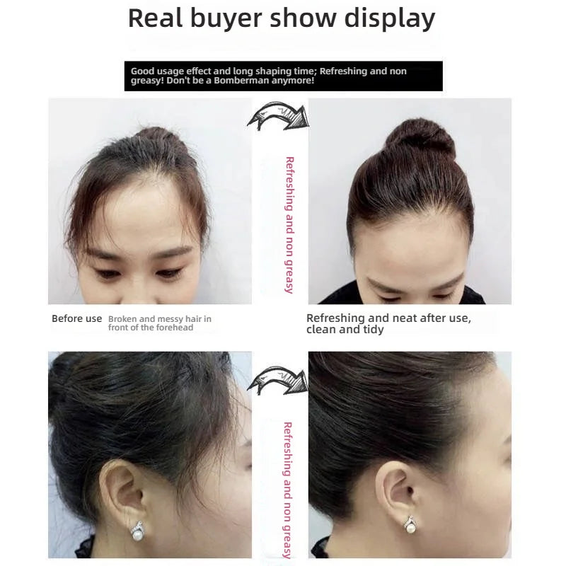 Showlu Smart General hair finishing stick, sleek and portable styling product with a twist-up design for quick, precise hair touch-ups.