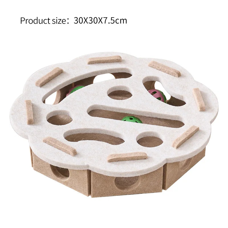 Showlu Smart General pet treat puzzle toy with multiple compartments for interactive dog enrichment and mental stimulation.