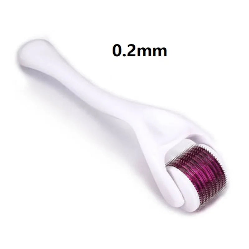 Showlu Smart General beard growth roller with metal roller head and ergonomic handle for stimulating facial hair growth.