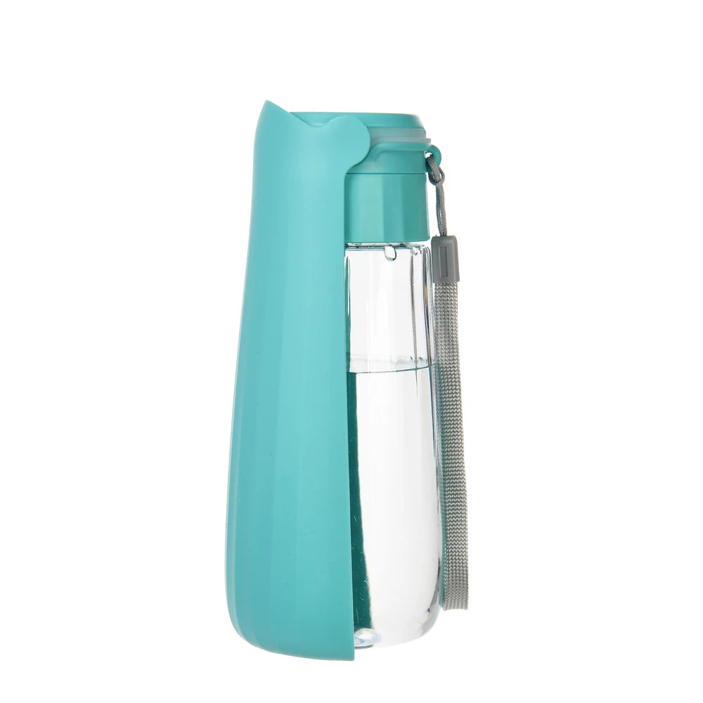 Holapet portable dog water bottle with high capacity leak-proof pet bowl, perfect for outdoor walks and travel with dogs.