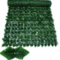 50X200cm Artificial Ivy Hedge Green Leaf Fence Panels Faux Privacy Fence Screen for Home Outdoor Garden Balcony Decoration 1X3m