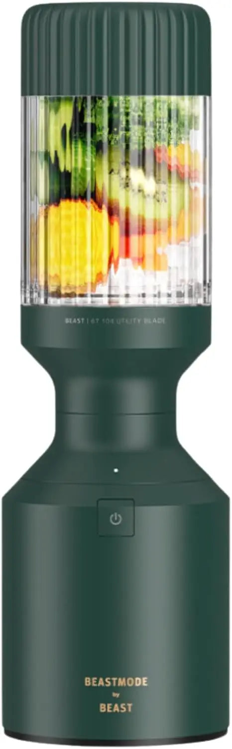 Mode By Health Blender Marshawn Lynch smoothie and shake maker, compact kitchen appliance with blending blades and sleek design.