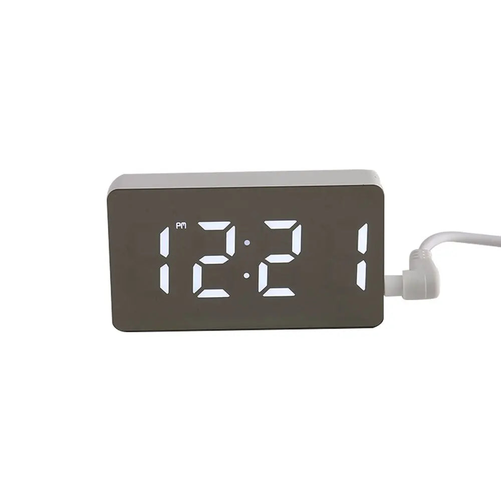Showlu Smart General LED alarm clock displaying time on a sleek digital screen with a modern design.