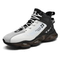 Showlu Men's breathable mesh running sneakers with cushioning, designed for comfort and athletic performance.