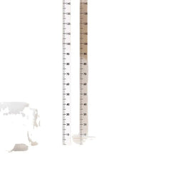 2m Wall Height Measurement Card - Easy-to-Read Durable PC Material Writeable & Removable Ideal for Room Decor Wall Decorations