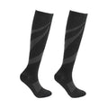 Showlu men's knee-high compression golf socks made of nylon, designed for support and comfort during sporting activities