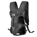 Showlu Breathable Nylon Dog Carrier Backpack showing adjustable straps and front pet compartment for secure pet transport.