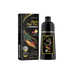 100ml Black Color Hair Dyeing Shampoo 3-in-1 Natural Herbal Instant Coloring Shiny Hair Dye Shampoo Cleaning Nourishing Hair