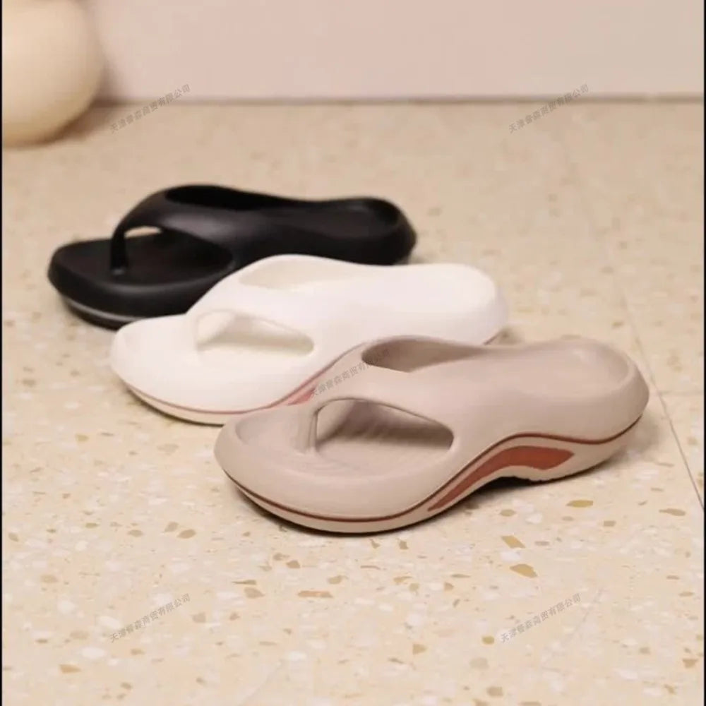Women’s Showlu Fashion Store EVA flip-flops with soft, anti-slip soles, featuring a stylish and comfortable design for beach and casual wear.