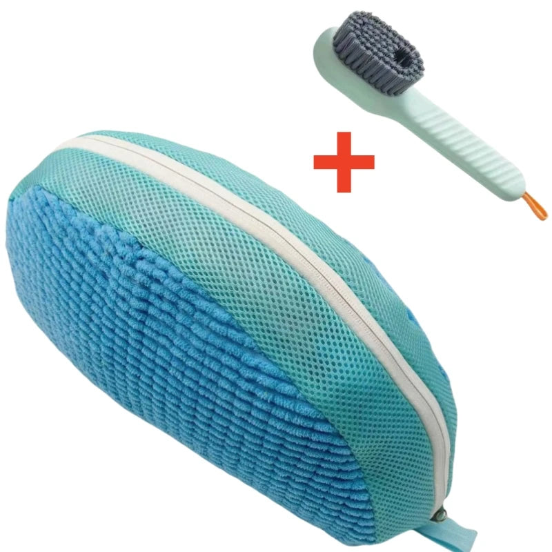 Showlu Smart General portable shoe cleaner brush with handle and bristles for easy shoe cleaning and maintenance.