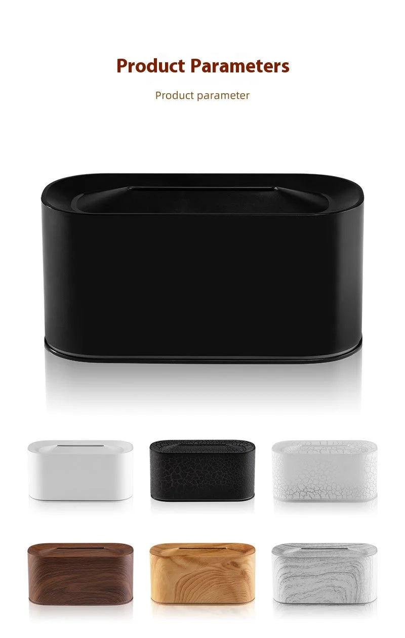 Showlu Smart General HOMEFISH Mini Aroma Humidifier emitting a fine mist in a modern setting, compact and sleek design for home use.