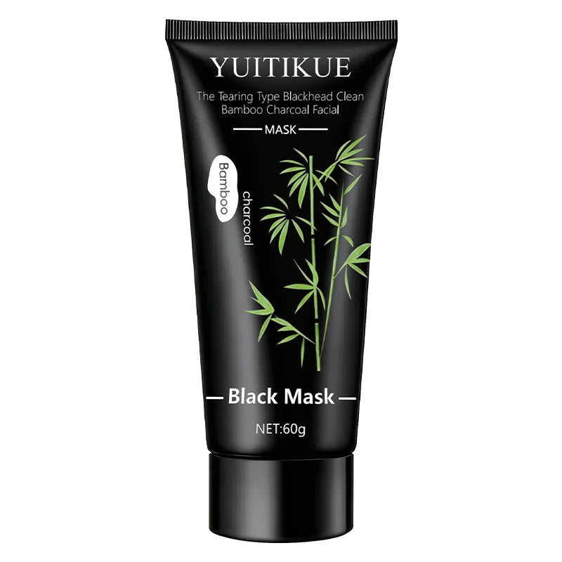 Showlu Smart General blackhead peel off mask spread on skin, revealing deep cleansing for blackheads and impurities.