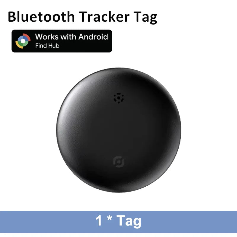 Leapii Bluetooth pet tracker for Android showing a mini GPS cat collar locator with sleek design and tracking features.