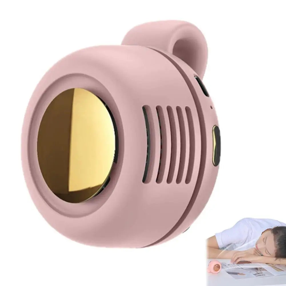Showlu Smart General portable USB clip fan with 60 blades, shown clipped onto a surface with adjustable angles for cooling.