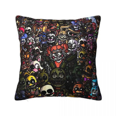 Five N Ights At Freddy's FNAF Square Pillowcase Pillow Cover Cushion Zip Decorative Comfort Throw Pillow For Home Sofa