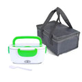 Stainless steel Sokany 2-in-1 electric heating lunch box by SHOWLU FASHION STORE, designed for car and home use with portable bento style.