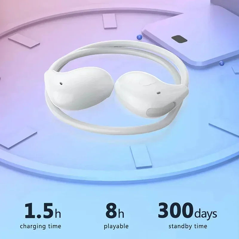 Redmi Air Conductive Bluetooth 5.3 earphones with waterproof design, shown with in-ear earbuds and sleek black finish